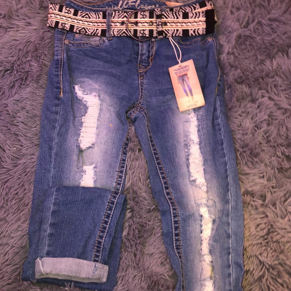 Classic distressed jeans
